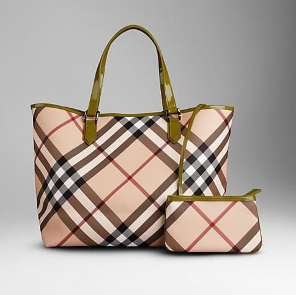 Burberry Nickie Nova Check Large Tote